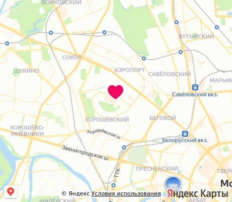 На карте