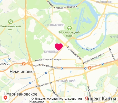 На карте