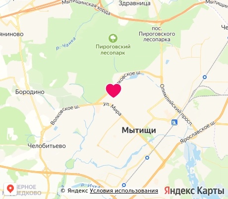 На карте