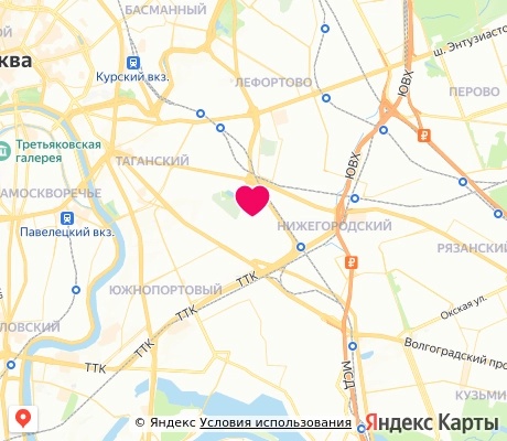 На карте