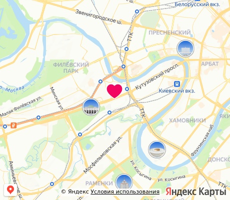 На карте