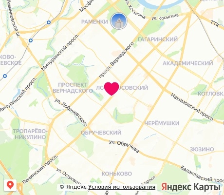 На карте