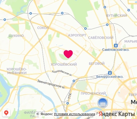 На карте