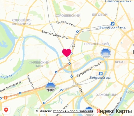 На карте