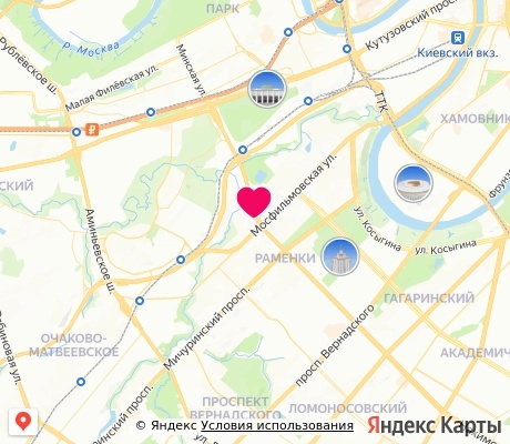 На карте