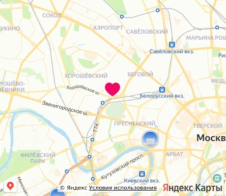 На карте
