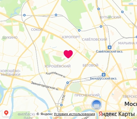 На карте