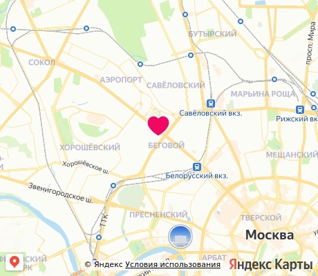 На карте