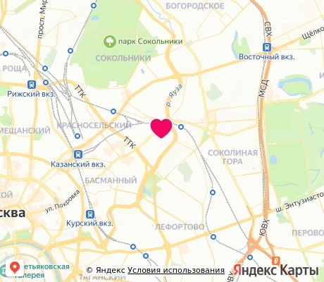 На карте