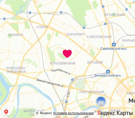 На карте