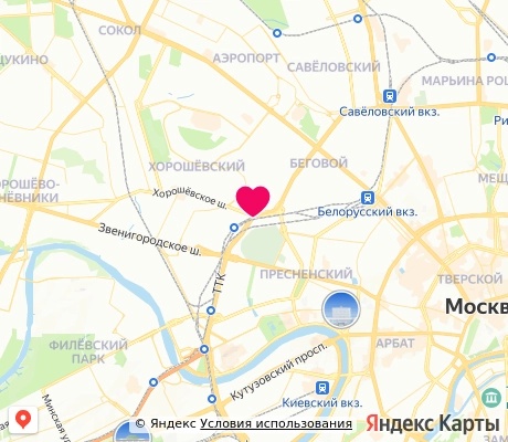 На карте