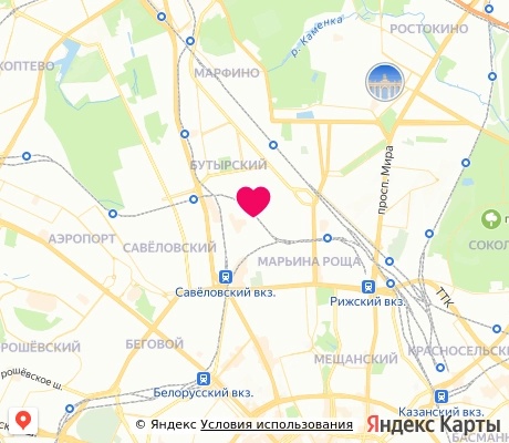 На карте