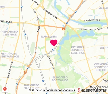 На карте