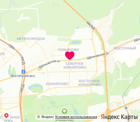 На карте
