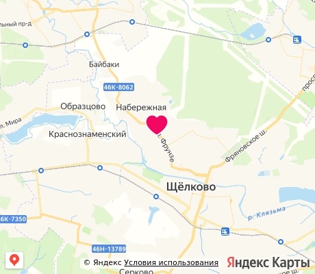 На карте