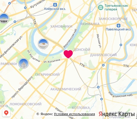 На карте