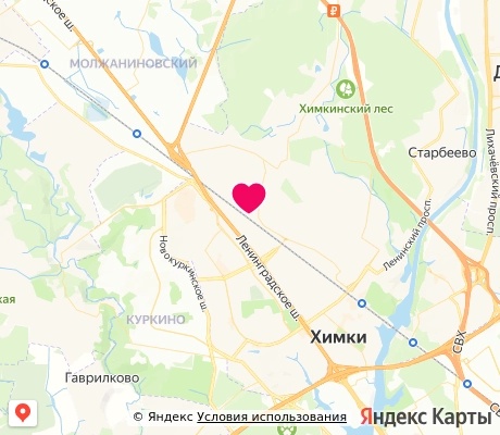 На карте