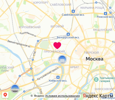 На карте