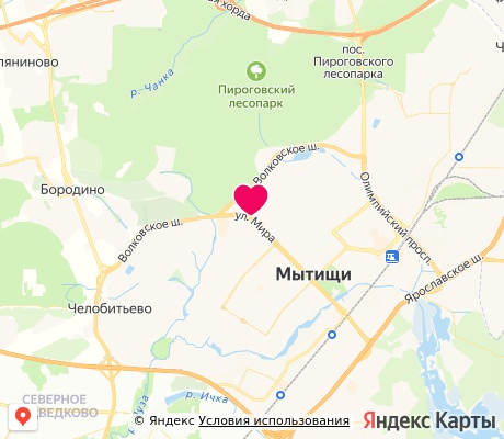 На карте