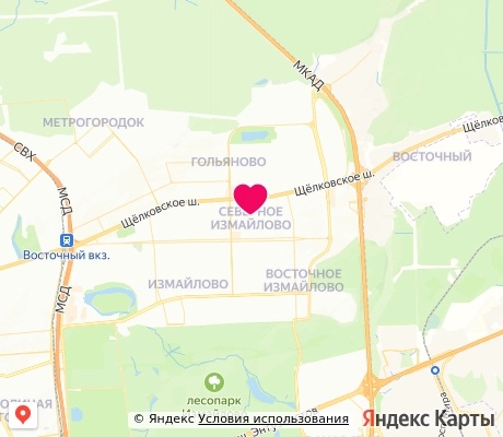 На карте