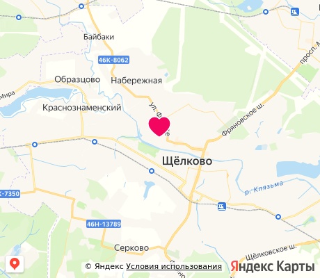 На карте