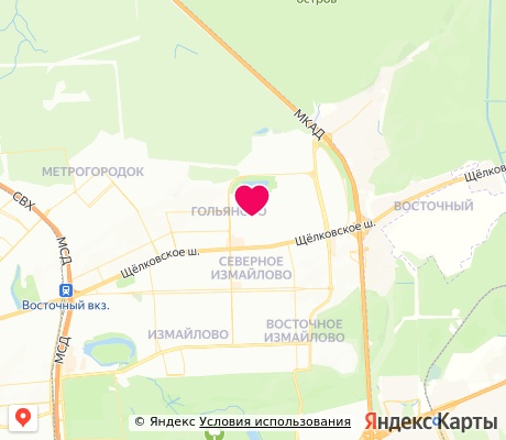 На карте