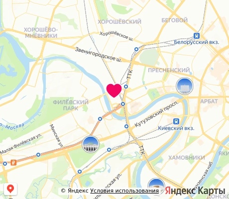 На карте