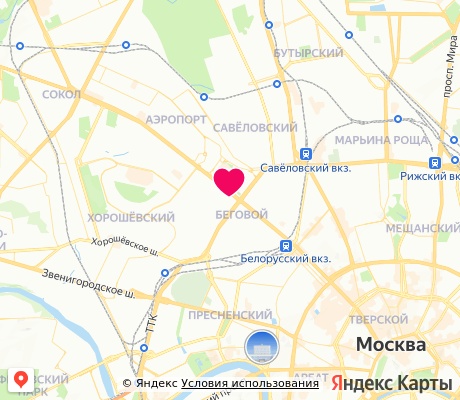 На карте