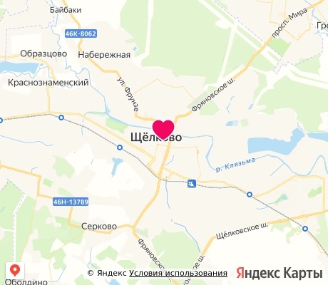 На карте