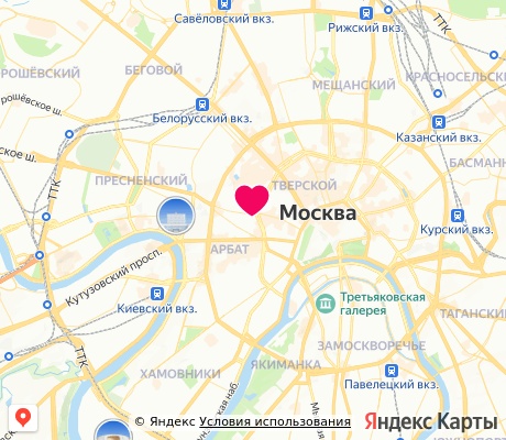 На карте