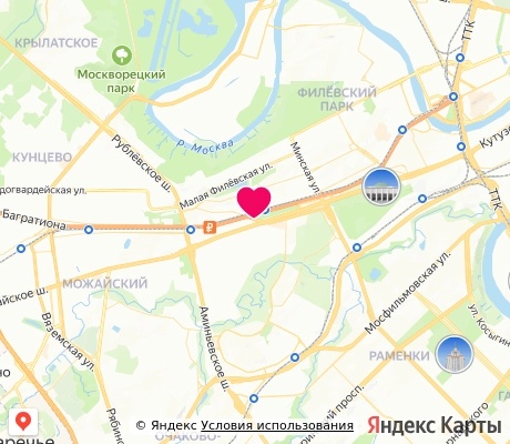 На карте