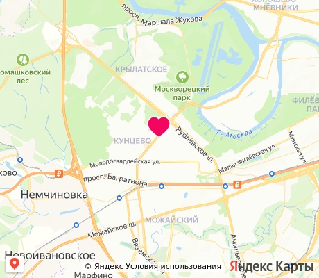 На карте