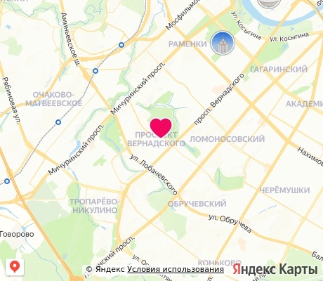 На карте
