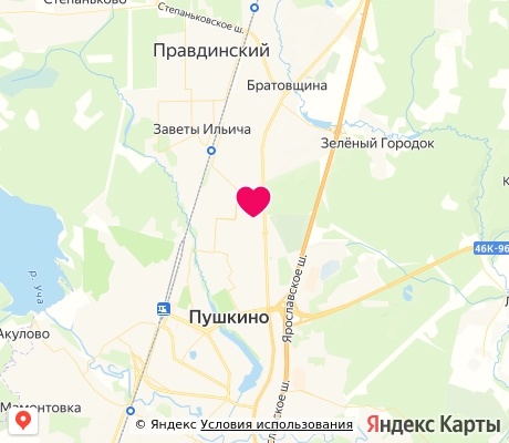 На карте