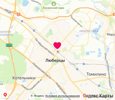 На карте
