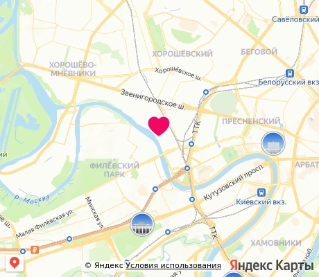 На карте