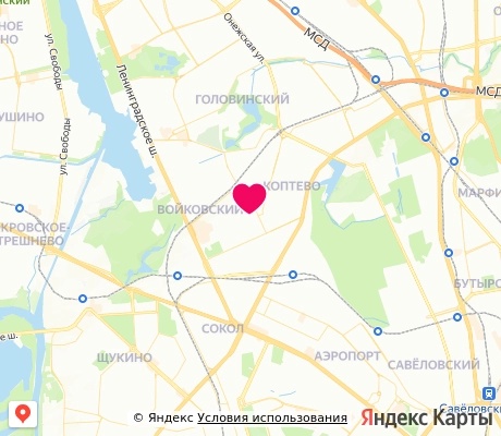 На карте