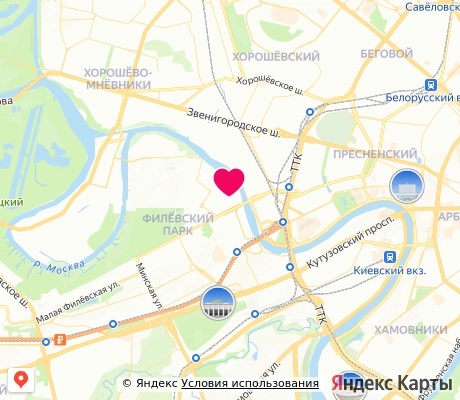 На карте