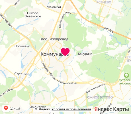 На карте