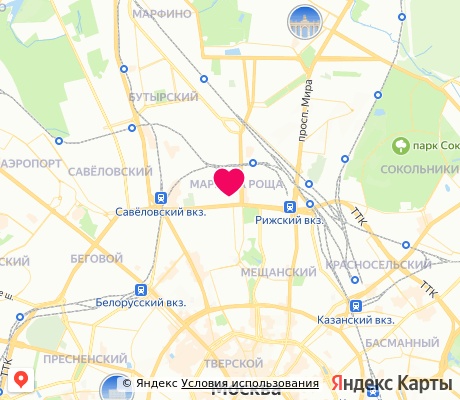 На карте