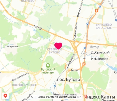 На карте