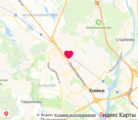 На карте