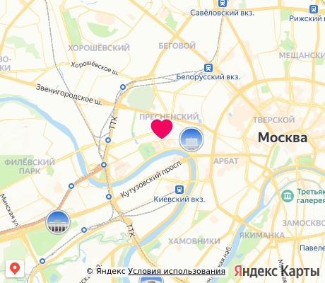 На карте