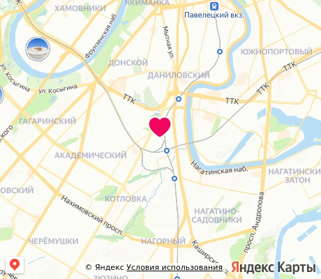 На карте