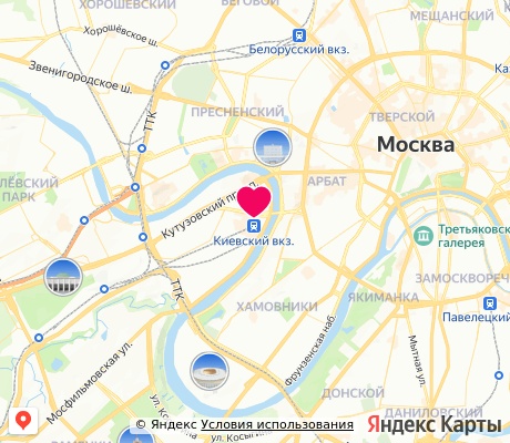 На карте