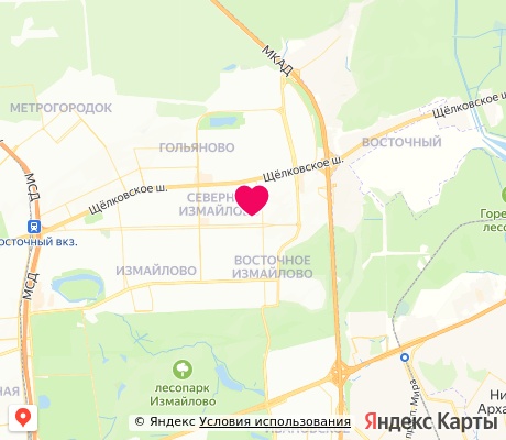 На карте