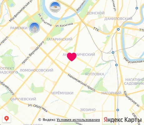 На карте