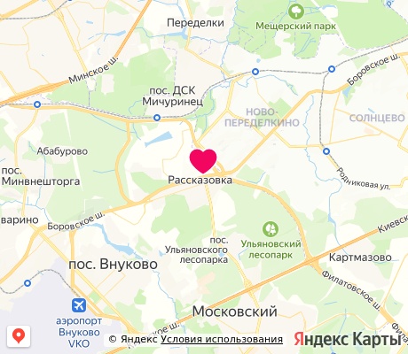 На карте