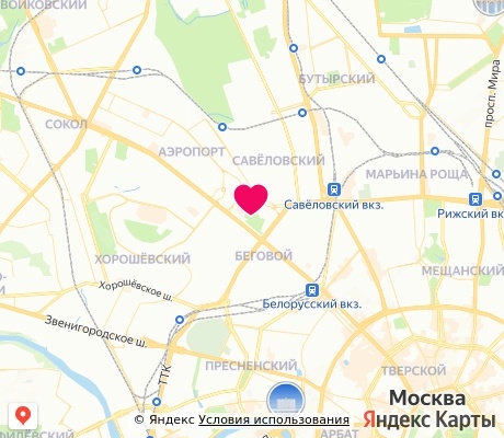 На карте