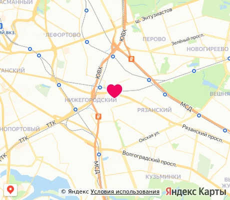 На карте